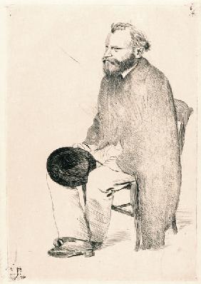 Porträt des Malers Édouard Manet (1832-1883)