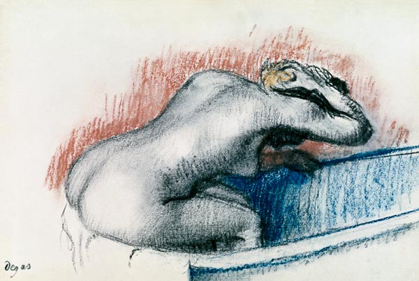 Woman Washing in the Bath von Edgar Degas