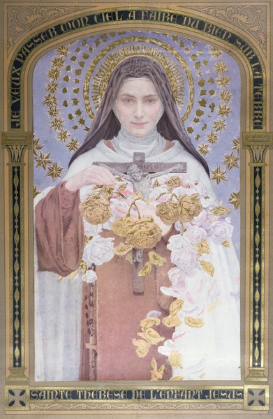 St. Therese of Lisieux (1873-97) 1928 von Edgar Maxence