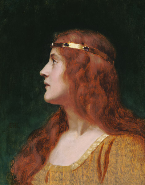 A Medieval Beauty von Edmund Blair Leighton