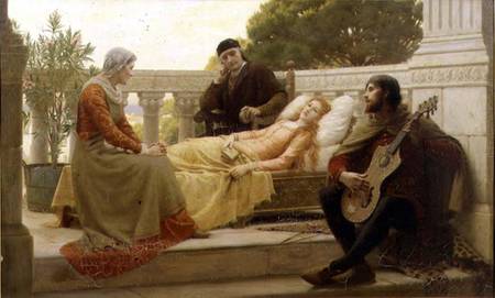 How Liza Loved the King von Edmund Blair Leighton