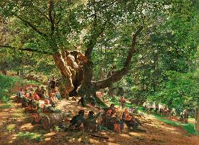 Robin Hood And His Merry Men In Sherwood Forest