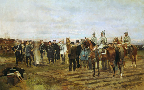 The Hostages: Souvenir of the 1870-71 Campaign von Edouard Detaille