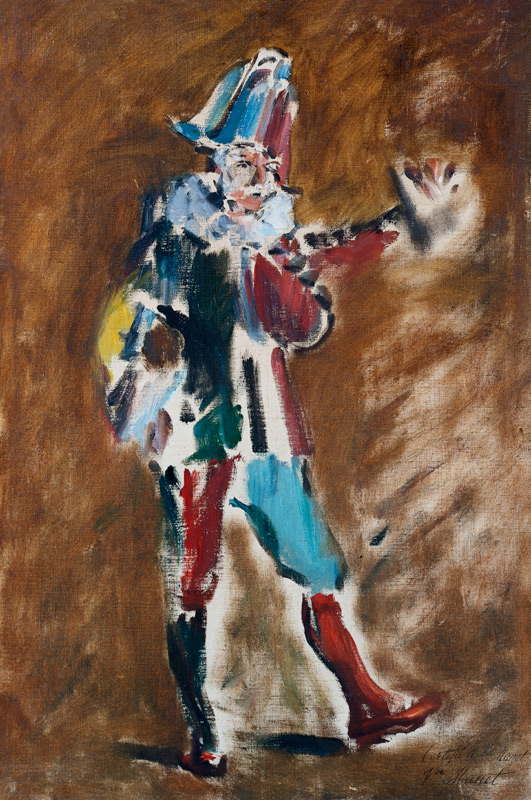 Study for Polichinelle von Edouard Manet