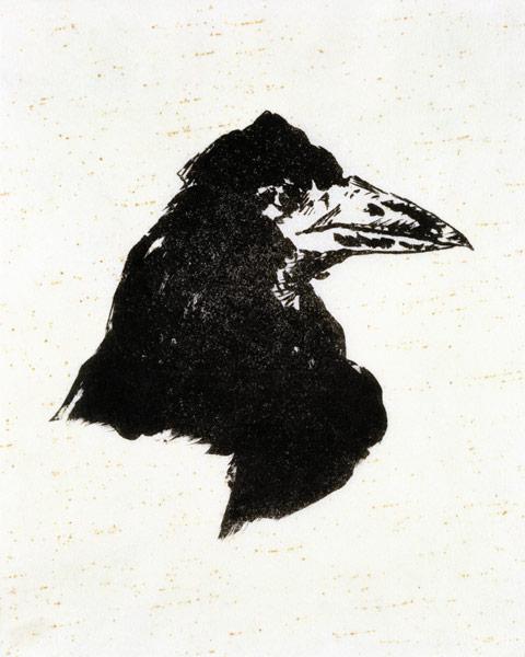 Le Corbeau (Der Rabe) Illustration zum Gedicht "Der Rabe" von Edgar Allan Poe