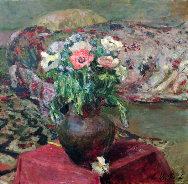 Anemones (oil on canvas)  von Edouard Vuillard