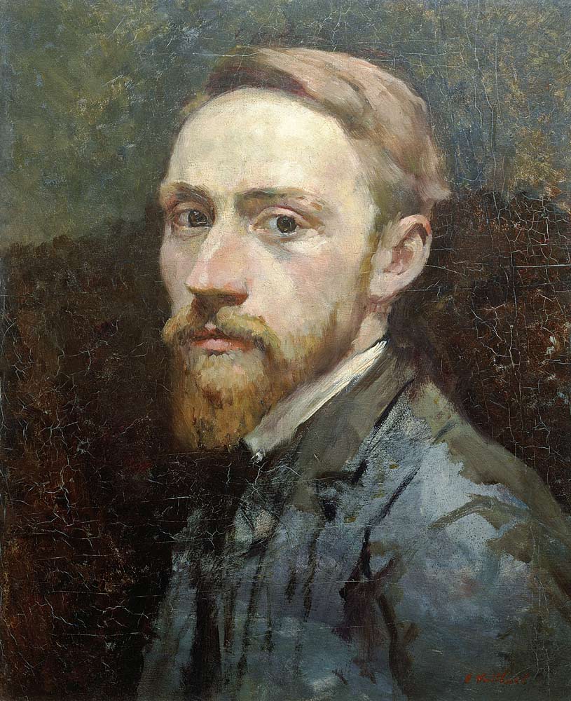 Self Portrait, c.1889-90 (oil on canvas)  von Edouard Vuillard