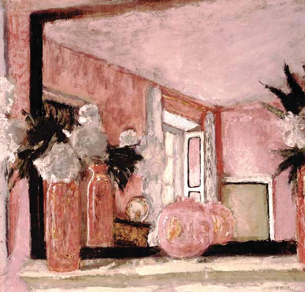 Still Life on a Mantelpiece (tempera on paper mounted on card)  von Edouard Vuillard