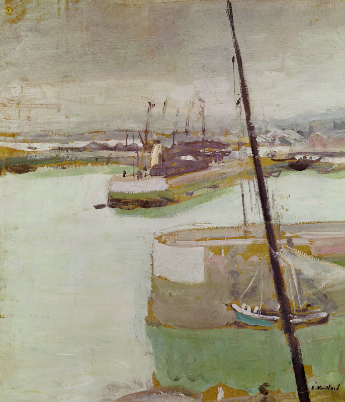 The Port of Honfleur, 1919 (oil on canvas)  von Edouard Vuillard