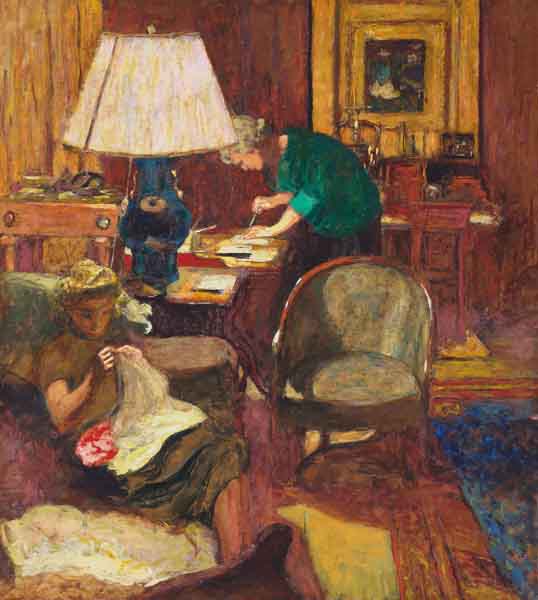 The Book Maker (oil on board)  von Edouard Vuillard