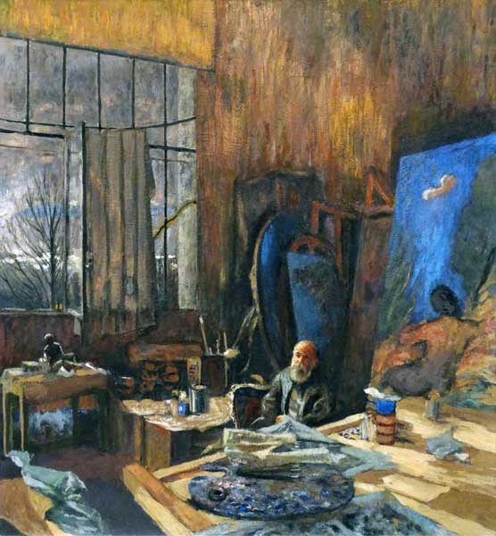 Portrait of Ker-Xavier Roussel (1867-1944) 1935 (oil on canvas)  von Edouard Vuillard