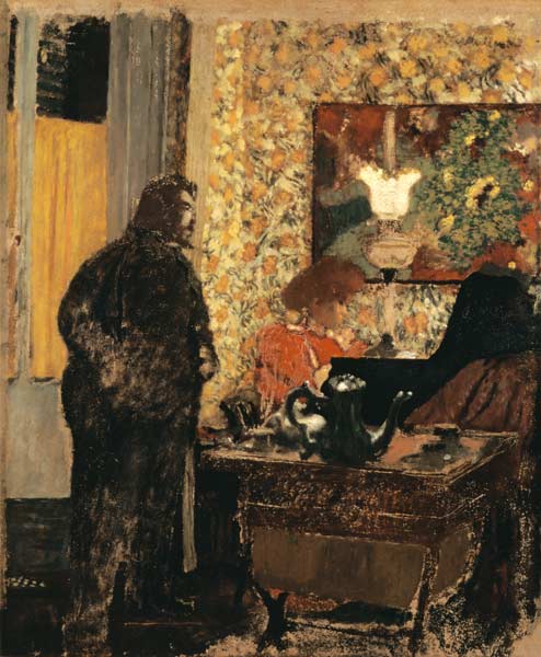 Misia Natanson am Klavier (mit Cipa Godebski) von Edouard Vuillard
