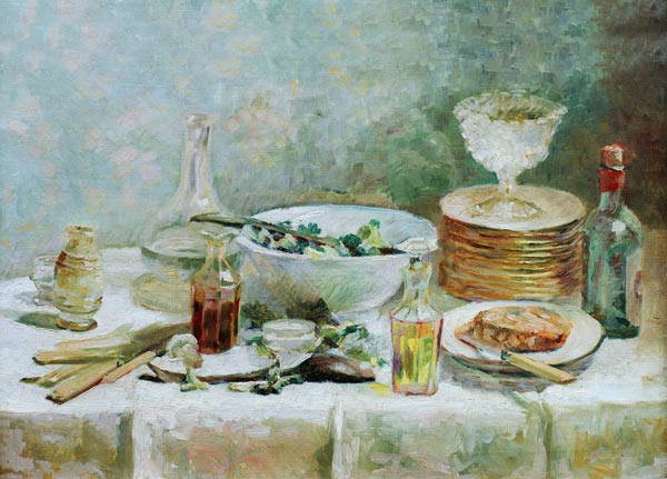 Nature morte a la salade (Stilleben) von Edouard Vuillard