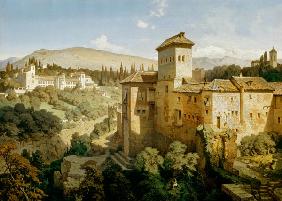 Das Generalife bei Granada.
