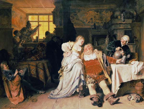 Falstaff von Eduard Grützner
