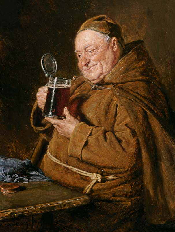 Bierprobe von Eduard Grützner