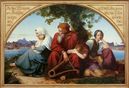 Die trauernden Juden im Exil