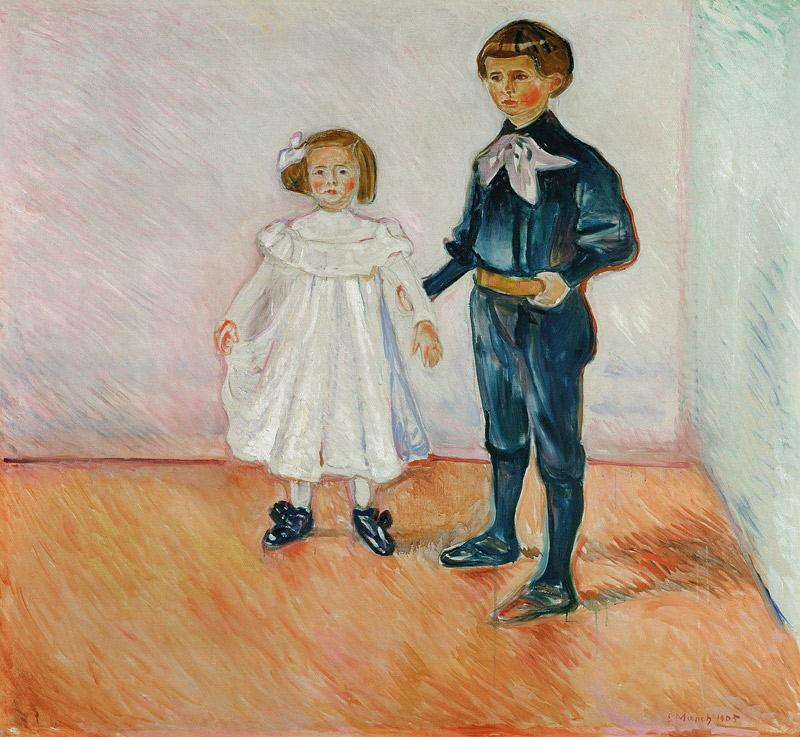 Die Esche-Kinder von Edvard Munch