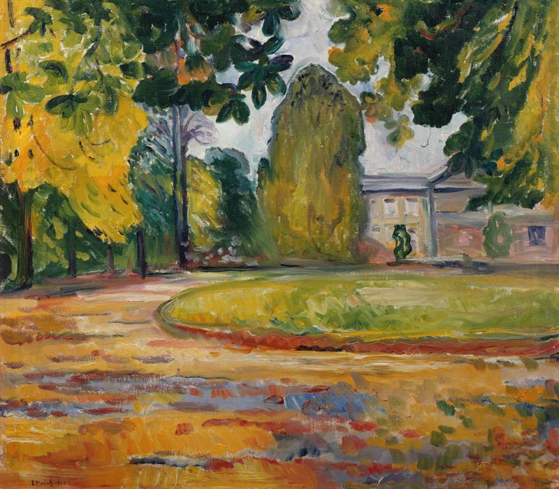 Park in Kösen von Edvard Munch