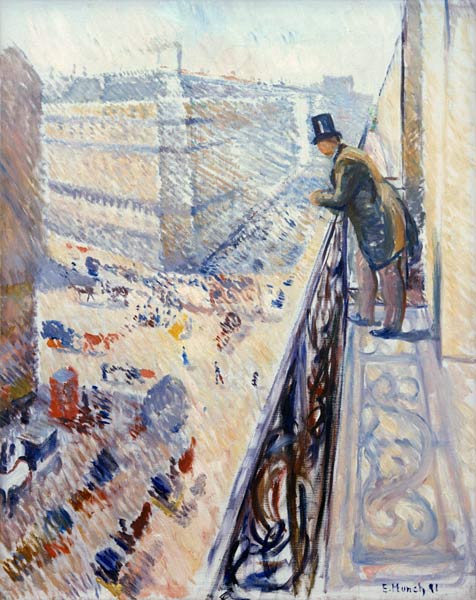 Rue Lafayette von Edvard Munch