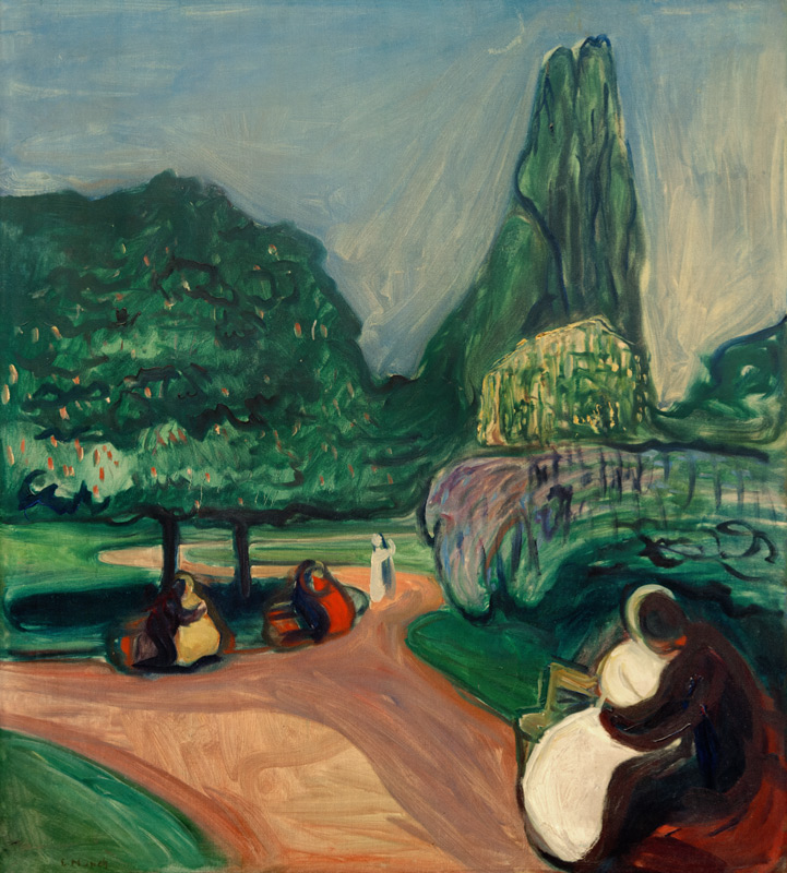 Studenterlunden (Sommernacht) von Edvard Munch