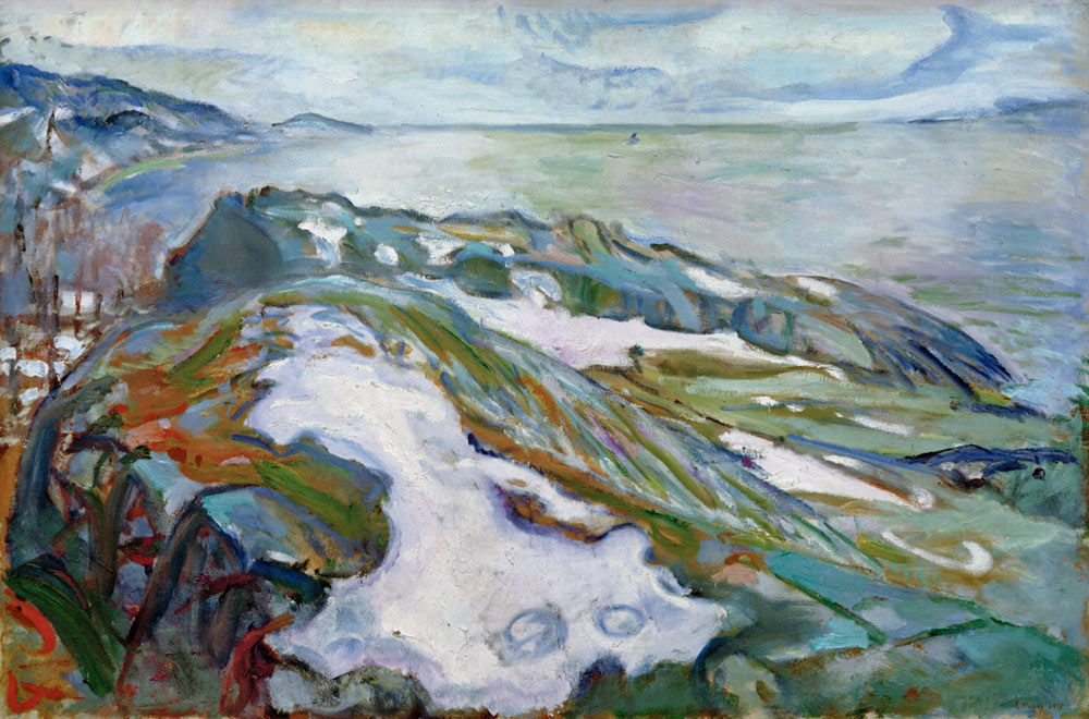 Winterlandschaft von Edvard Munch