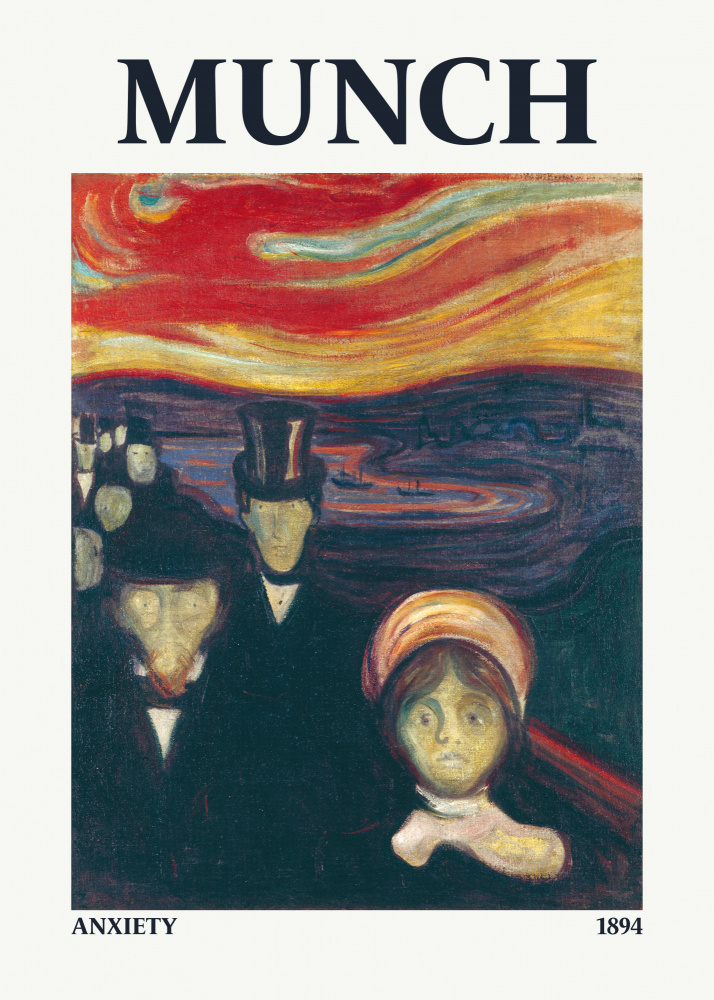 Anxiety von Edvard Munch