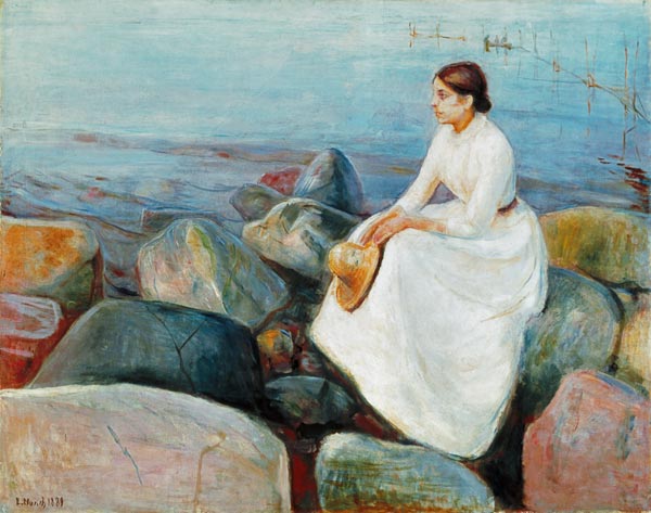 Inger on the Beach von Edvard Munch