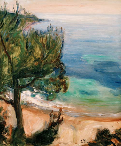 Landschaft bei Nizza von Edvard Munch