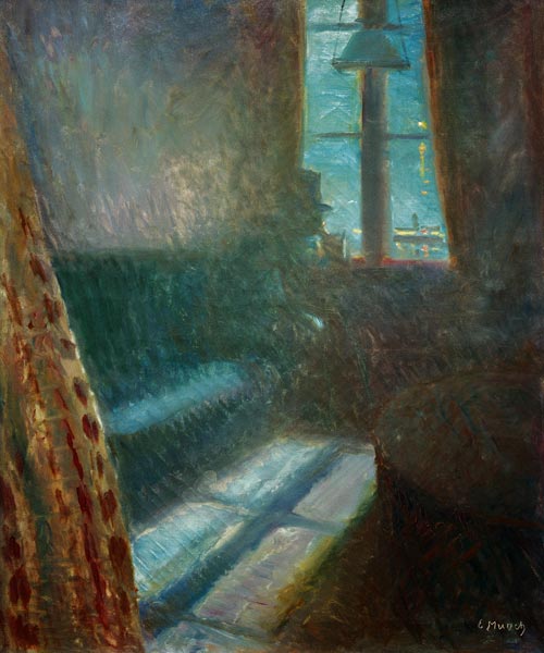 Nacht in Saint-Cloud von Edvard Munch