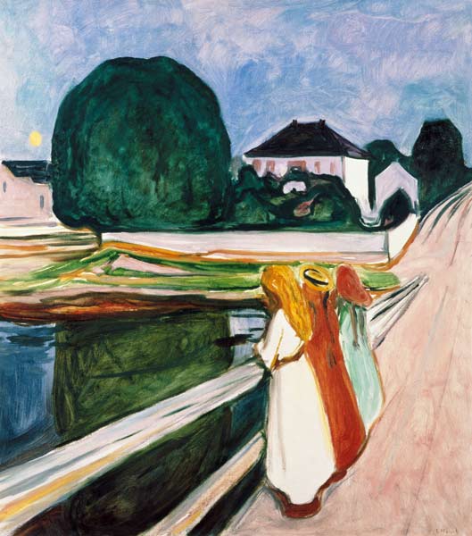 Weiße Nacht von Edvard Munch