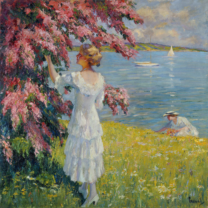 Unter dem Rotdorn. von Edward Cucuel