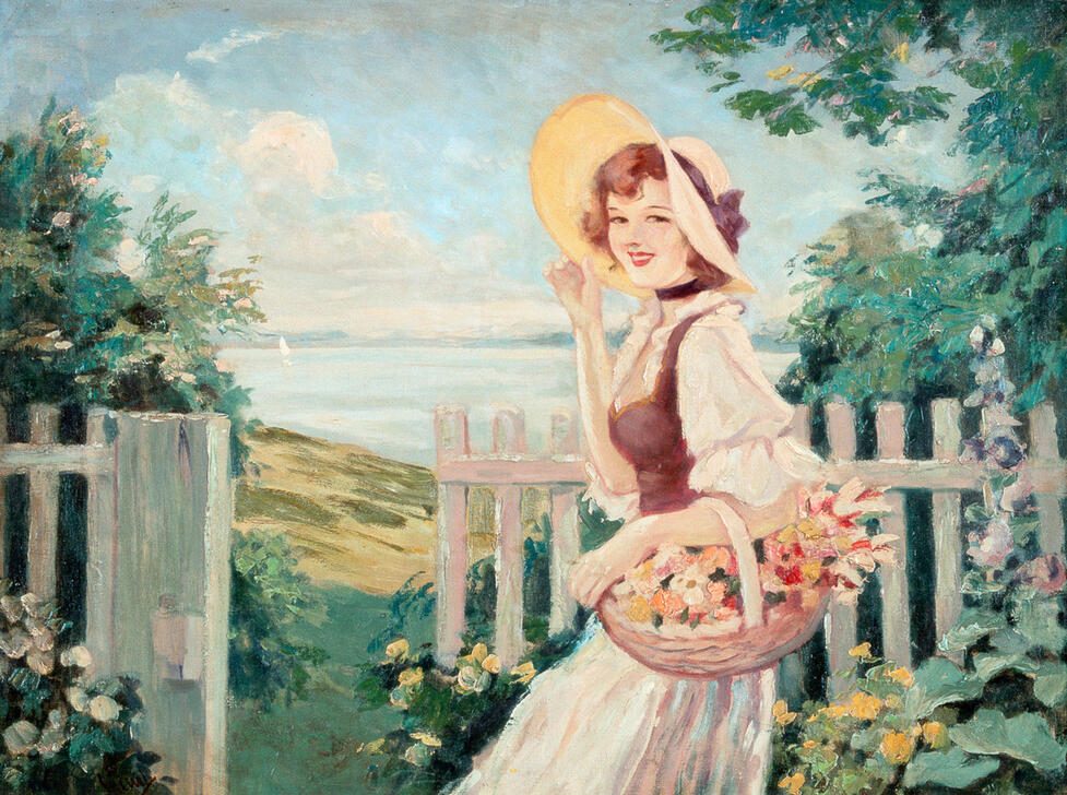 At Lake Starnberg von Edward Cucuel