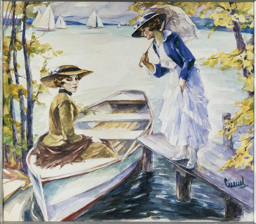By the Jetty von Edward Cucuel