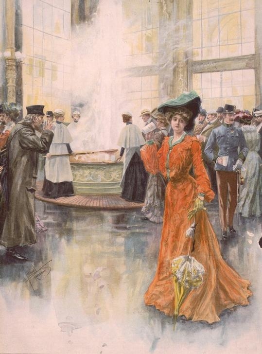 At the spring in Carlsbad von Edward Cucuel