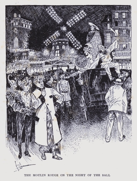 Bohemian Paris: The Moulin Rouge on the night of the ball von Edward Cucuel
