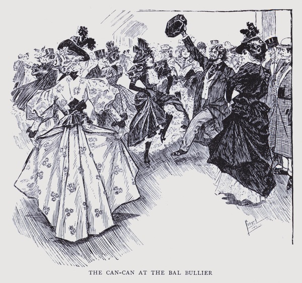 Bohemian Paris: The can-can at the Bal Bullier von Edward Cucuel