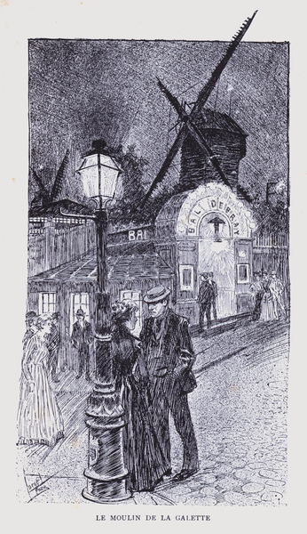 Bohemian Paris: Le Moulin de la Galette von Edward Cucuel