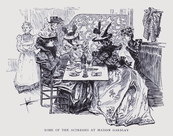 Bohemian Paris: Some of the actresses at Maison Darblay von Edward Cucuel