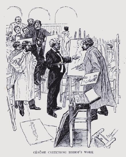 Bohemian Paris: Gerome criticising bishops work