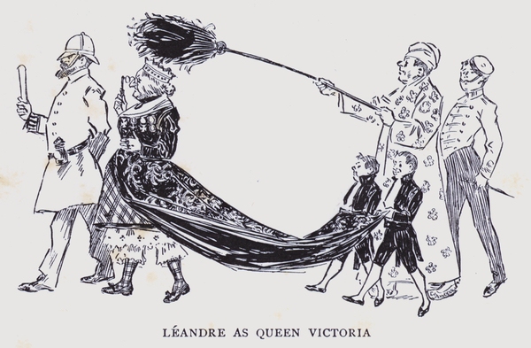 Bohemian Paris: Leandre as Queen Victoria von Edward Cucuel