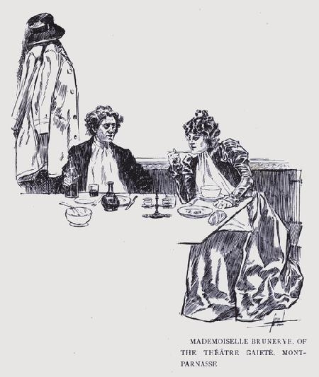 Bohemian Paris: Mademoiselle Brunerye, of the Theatre Gaiete, Montparnasse