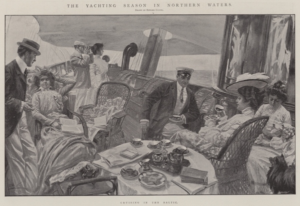 The Yachting Season in Northern Waters von Edward Cucuel
