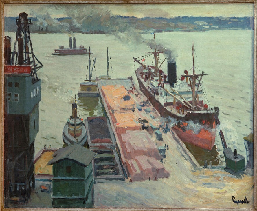 “New York port” von Edward Cucuel