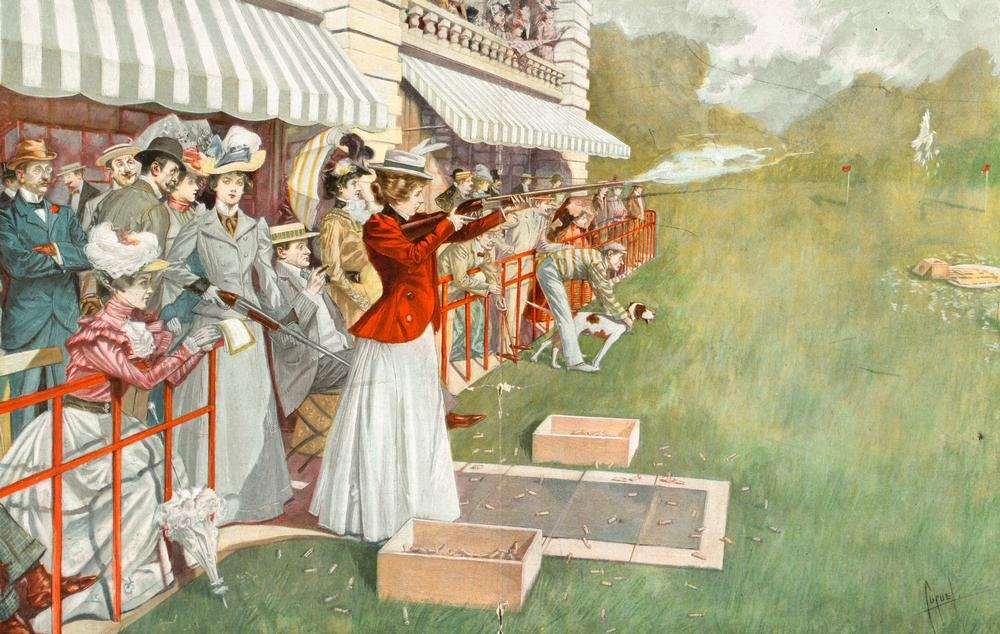 Pigeon shooting in Monte Carlo von Edward Cucuel