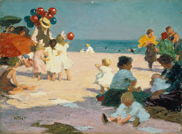 Strandleben von Edward Henry Potthast