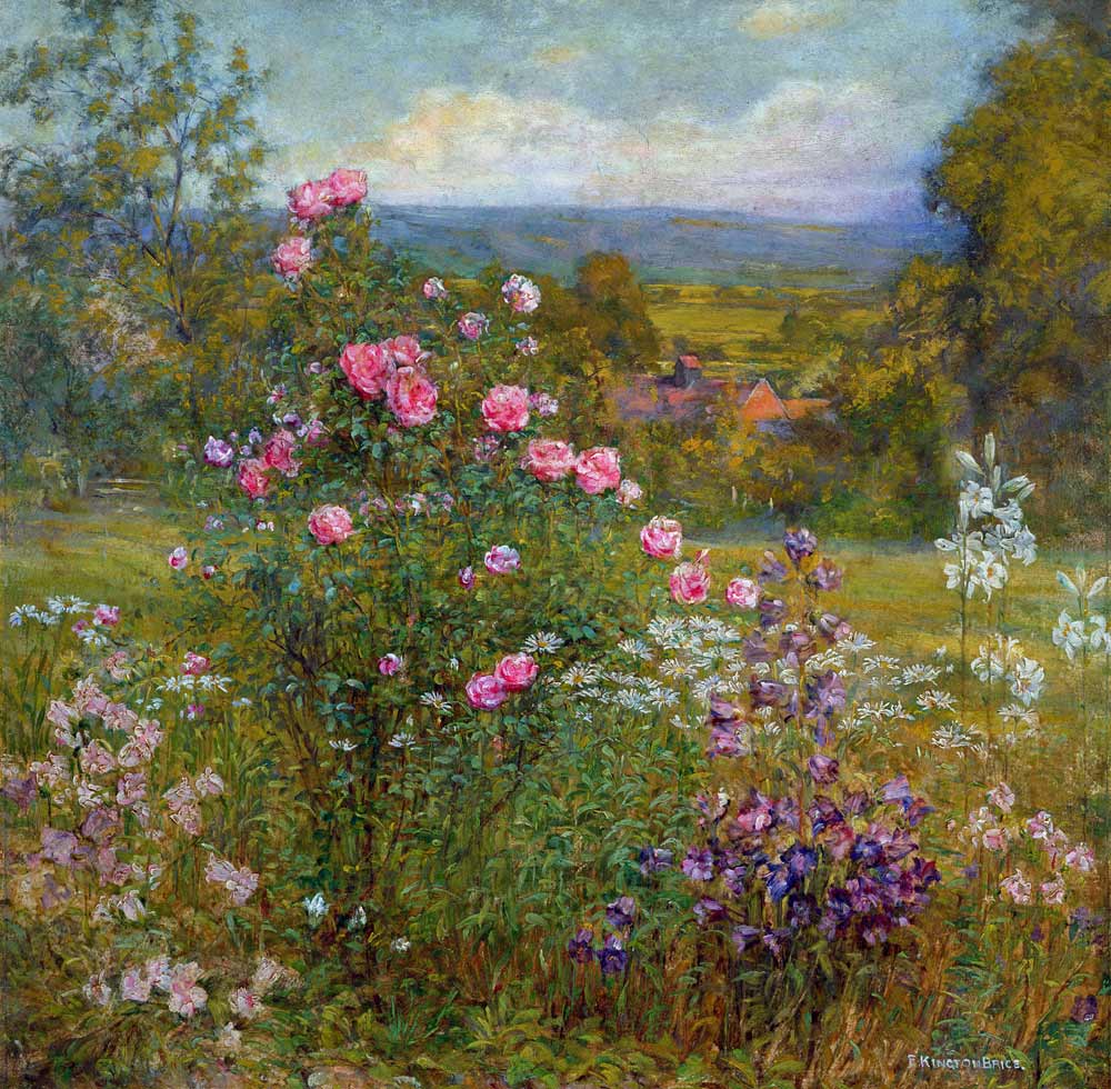 Ein Cottars Garten von Edward Kington Brice