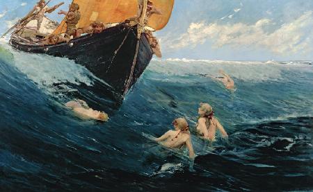 The Mermaid's Rock, 1894 (oil on canvas) 19th