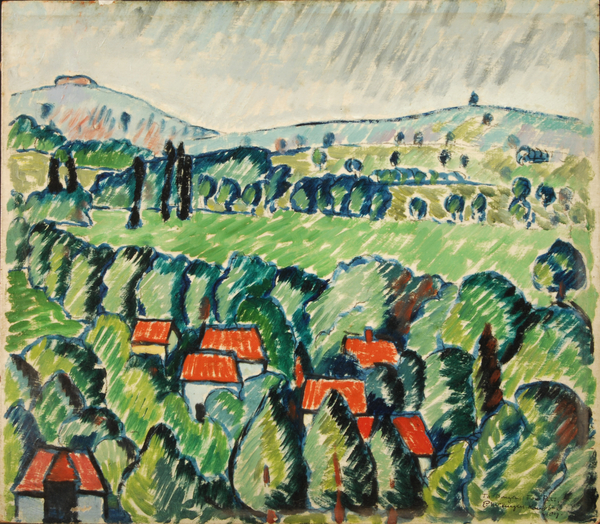 Berkshire Landscape von Edward McKnight Kauffer