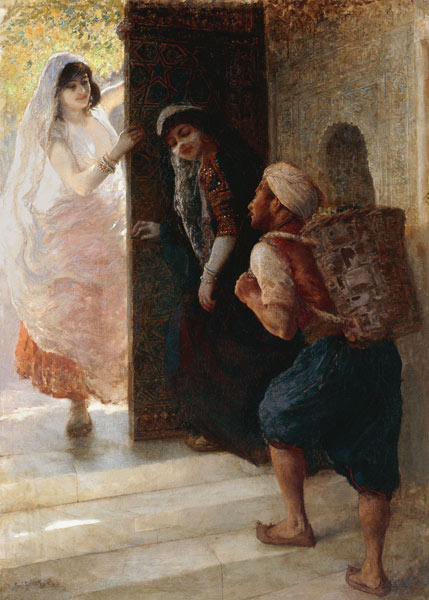 Tausendundeine Nacht, der Portier von Bagdad von Edwin Lord Weeks